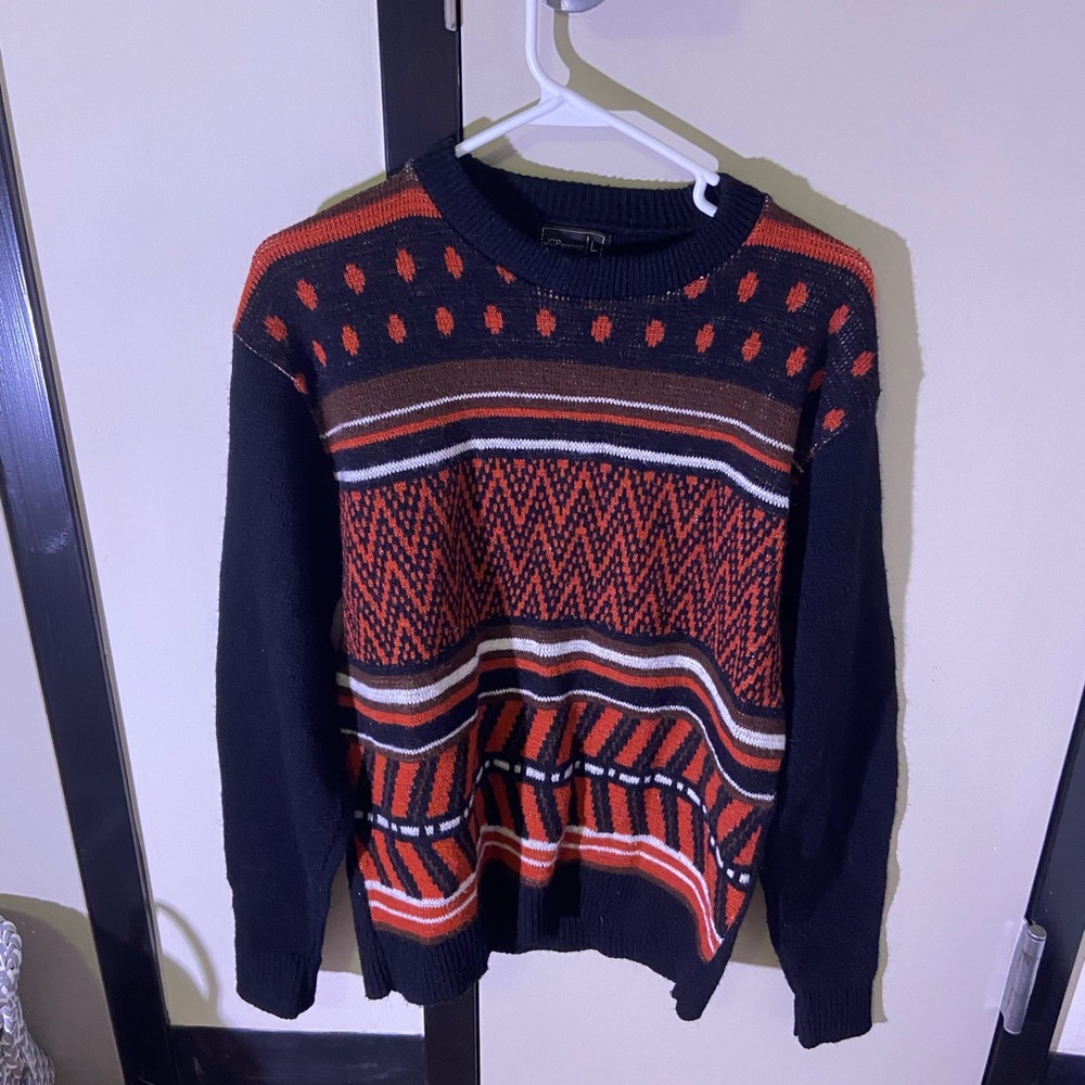 Patterned sweater